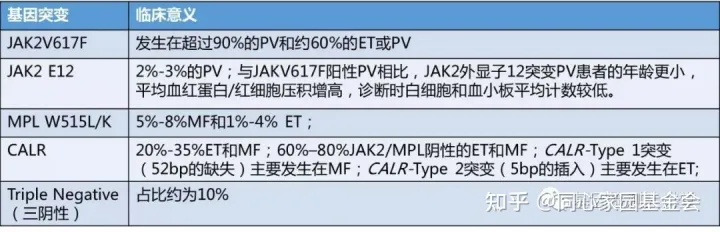 关于MPN的经典突变，看WHO、NCCN和中国专家共识怎么说