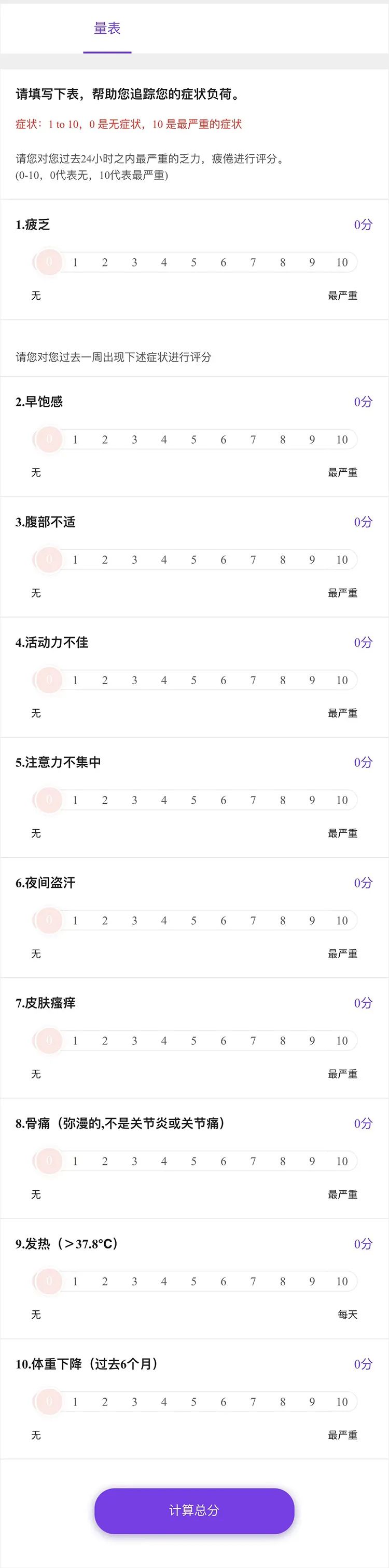 MPN疾病管理小工具